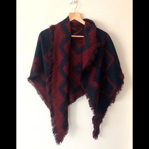 Wrap scarf Aritizia style Aztec boho look